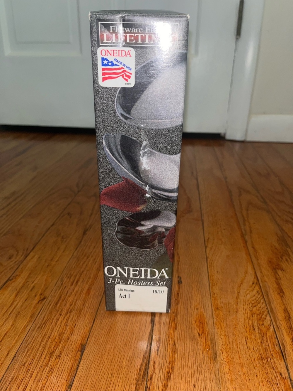Vintage ONEIDA Act I 18/10 3 Piece Hostess Set Stainless Steel- New In the Box